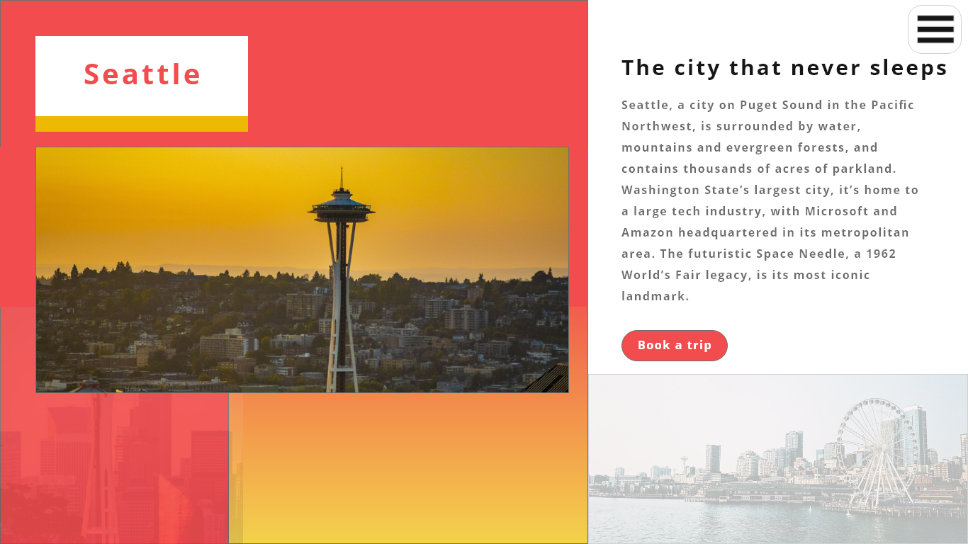 Screenshot of project 1